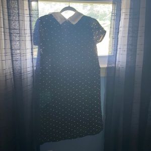 Black dot dress